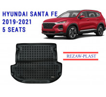 REZAW PLAST Cargo Mat for Hyundai Santa Fe 2019-2021 5 Seats Custom Fit Design