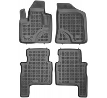 Rezaw-Plast Car Floor Mats for 2007-2012 Hyundai Santa Fe Floor Mats Custom Fit Black