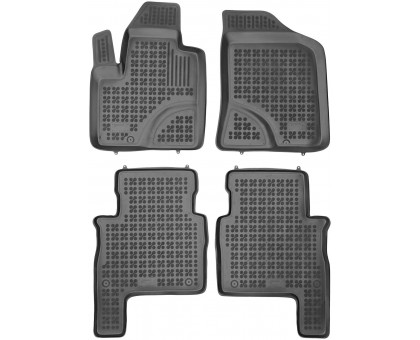 Rezaw-Plast Car Floor Mats for 2007-2012 Hyundai Santa Fe Floor Mats Custom Fit Black