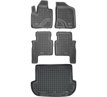 Rezaw-Plast Car Mats Set for 2007-2012 Hyundai Santa Fe Floor Mats & Car Mat Black