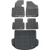 Rezaw-Plast Floor Mats for 2013-2018 Hyundai Santa Fe Car Mats & Cargo Mat All Season Black