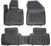 Rezaw-Plast Floor Mats for 2019-2021 Hyundai Santa Fe Car Mats All Weather Black