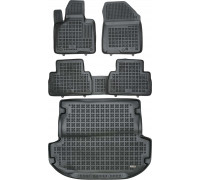 Rezaw-Plast Car Floor Mats for 2019-2021 Hyundai Santa Fe Car Mats & Floor Mat Black