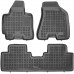 Rezaw-Plast Rubber Foor Mats for 2004-2009 Hyundai Tucson Car Mats All Season Black