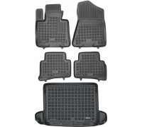 Rezaw-Plast Floor Mats for 2016-2021 Hyundai Tucson Car Mats Set Odorless Black