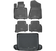 Rezaw-Plast Floor Mats for 2016-2021 Hyundai Tucson Car Mats Set Odorless Black