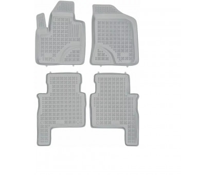 Rezaw-Plast Floor Mats for 2007-2012 Hyundai Santa Fe Car Mats All Weather Gray