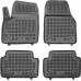 Rezaw-Plast Rubber Floor Mats for 2018-2021 Jaguar E-Pace Car Mats Black