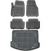 Rezaw-Plast Car Mats for 2018-2021 Jaguar E-Pace Floor Mats & Cargo Mat Odorless Black