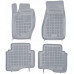 Rezaw-Plast Rubber Floor Mats for 2006-2010 Jeep Commander Car Mats Custom Fit Gray