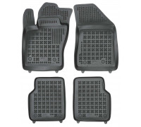 Rezaw-Plast Rubber Car Mats for 2017-2023 Jeep Compass Floor Mats All Season Black