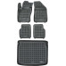 Rezaw-Plast Floor Mats for 2017-2023  Jeep Compass Car Mats & Cargo Mat Waterproof Black