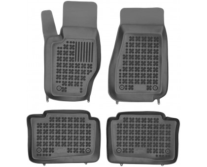 Rezaw-Plast Rubber Floor Mats for 2005-2010 Jeep Grand Cherokee Car Mats Black