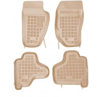 Rezaw-Plast Car Floor Mats for 2002-2006 Jeep Liberty Car Mats Durable Beige