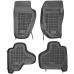 Rezaw-Plast Rubber Floor Mats for 2008-2013 Jeep Liberty Car Mats Anti-Slip Black