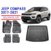REZAW PLAST Auto Mats for Jeep Compass 2017-2021 Waterproof Floor Liners Easy to Clean