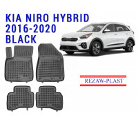 REZAW PLAST Floor Liners for Kia Niro Hybrid 2016-2020 All Weather Black