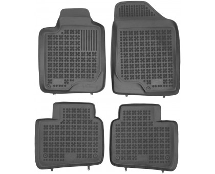 Rezaw-Plast Car Floor Mats for 2006-2010 Kia Optima Car Mats Custom Fit Black