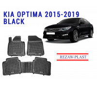 REZAW PLAST Floor Liners for Kia Optima 2015-2019 Durable Black