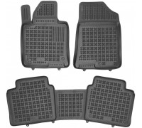 Rezaw-Plast Rubber Car Mats for 2015-2019 Kia Optima Floor Mats Durable Black