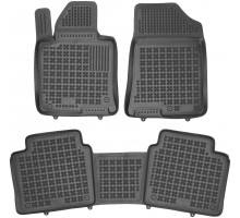 Rezaw-Plast Rubber Car Mats for 2015-2019 Kia Optima Floor Mats Durable Black