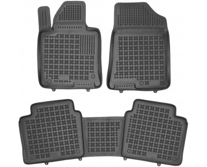 Rezaw-Plast Rubber Car Mats for 2015-2019 Kia Optima Floor Mats Durable Black