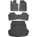 Rezaw-Plast Floor Mats for 2015-2019 Kia Optima Car Mats & Cargo Mat All Season Black