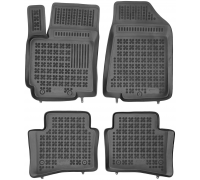 Rezaw-Plast Car Mats for 2012-2017 Kia Rio Floor Mats Hatchback Anti-Slip Black