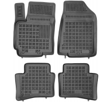 Rezaw-Plast Car Mats for 2012-2017 Kia Rio Floor Mats Hatchback Anti-Slip Black