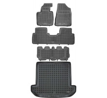 Rezaw-Plast Floor Mats for 2016-2020 Kia Sorento Car Mats & Cargo Mat Custom Fit Black