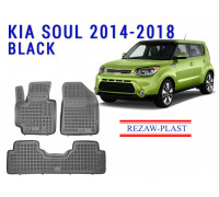 REZAW PLAST Vehicle Mats for Kia Soul 2014-2018 Precision Fit, Ultimate Floor Protection