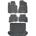 Rezaw-Plast Car Mats Set for 2017-2021 Kia Sportage Floor Mats & Cargo Mat Durable Black