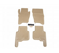 Rezaw-Plast Car Mats for 2005-2009 Land Rover LR3 Floor Mats Custom Fit Beige