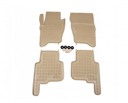 Rezaw-Plast Car Mats for 2005-2009 Land Rover LR3 Floor Mats Custom Fit Beige