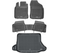 Rezaw-Plast Floor Mats for 2011-2017 Lexus CT200H Car Mats & Cargo Mat Custom Fit Black