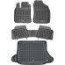 Rezaw-Plast Floor Mats for 2011-2017 Lexus CT200H Car Mats & Cargo Mat Custom Fit Black