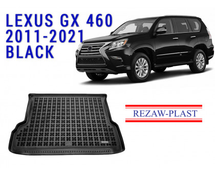 REZAW PLAST Custom Fit Trunk Liner for Lexus GX 460 2011-2021 Anti Slip Molded