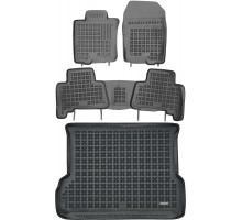 Rezaw-Plast Floor Mats for 2011-2021 Lexus GX 460 Car Mats & Cargo Mat Odorless Black