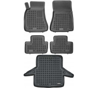 Rezaw-Plast Floor Mats for 2006-2013 Lexus IS Car Mats & Cargo Mat Sedan Tailored Black