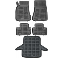 Rezaw-Plast Floor Mats for 2006-2013 Lexus IS Car Mats & Cargo Mat Sedan Tailored Black