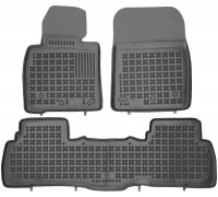 Rezaw-Plast Rubber Car Mats for 2008-2020 Lexus LX Floor Mats Custom Fit Black