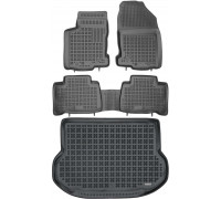 Rezaw-Plast Floor Mats for 2015-2022 Lexus NX200 NX300 Car Mats Set All Season Black