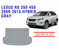 Rezaw-Plast  Rubber Trunk Mat for Lexus RX 350 450 2009-2015 Hybrid Gray