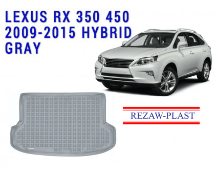 REZAW PLAST Trunk Mat for Lexus RX 350 450 2009-2015 Hybrid Custom Fit Gray
