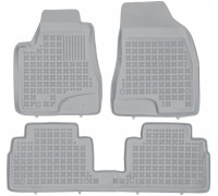 Rezaw-Plast Rubber Floor Mats for 2004-2009 Lexus RX Car Mats Anti-Slip Gray