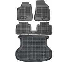 Rezaw-Plast Floor Mats for 2004-2009 Lexus RX Car Mats & Cargo Mat Tailored Black