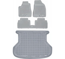 Rezaw-Plast Car Mats for 2004-2009 Lexus RX Floor Mats & Cargo Mat Waterproof Gray