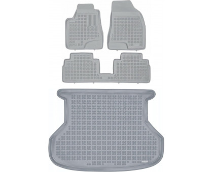 Rezaw-Plast Car Mats for 2004-2009 Lexus RX Floor Mats & Cargo Mat Waterproof Gray