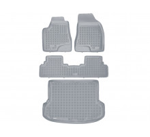 Rezaw-Plast Car Mats for 2009-2012 Lexus RX Floor Mats & Cargo Mat Custom Fit Gray