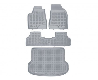 Rezaw-Plast Car Mats for 2009-2012 Lexus RX Floor Mats & Cargo Mat Custom Fit Gray